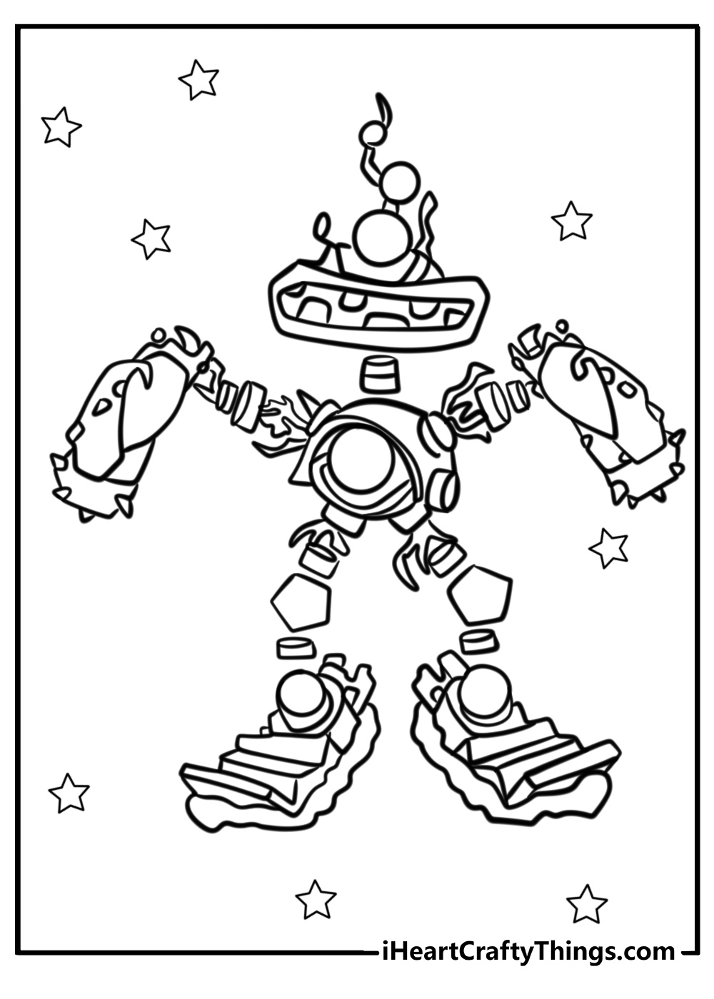 Wubbox my singing monsters coloring pages