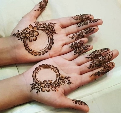 Arabic Mehndi Front Hands for Eid