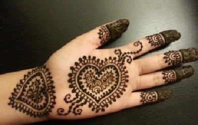 Simple Eid Mehandi Design Full Hand