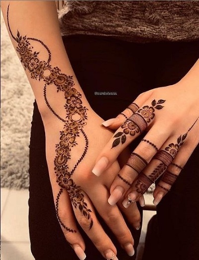 Tattoo Like Ramzan Modern Mehndi Design