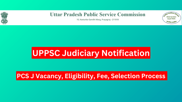 UPPSC Judiciary Notification