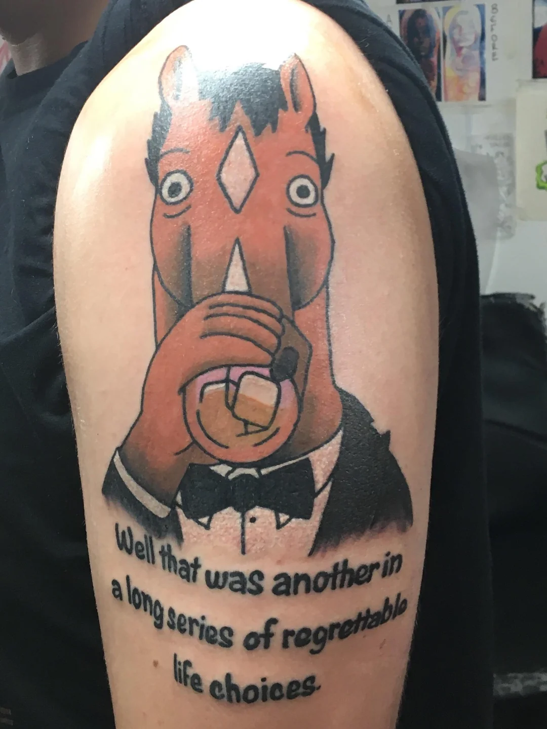 Bojack Horseman tattoo 1