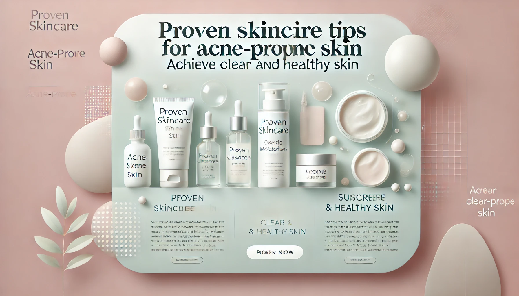 Skincare Tips for Acne-Prone Skin