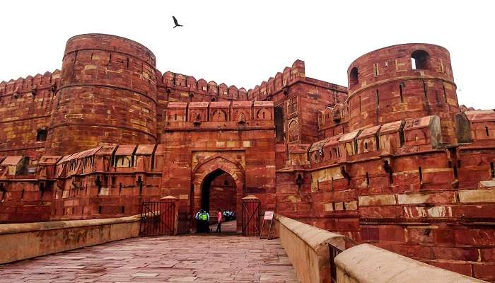 Agra Fort, one of the best places to visit near Jaipur