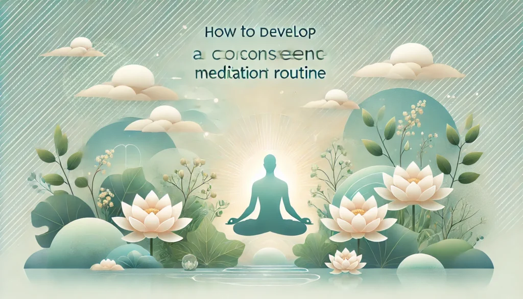 How to Develop a Consistent Meditation Routine