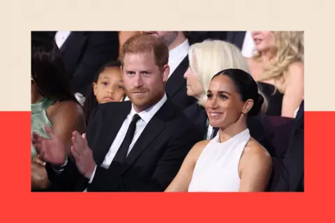 Getty Images Prince Harry and Meghan Markle, Duchess of Sussex