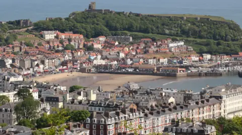 Getty Images View over Scarborough in North Yorkshire