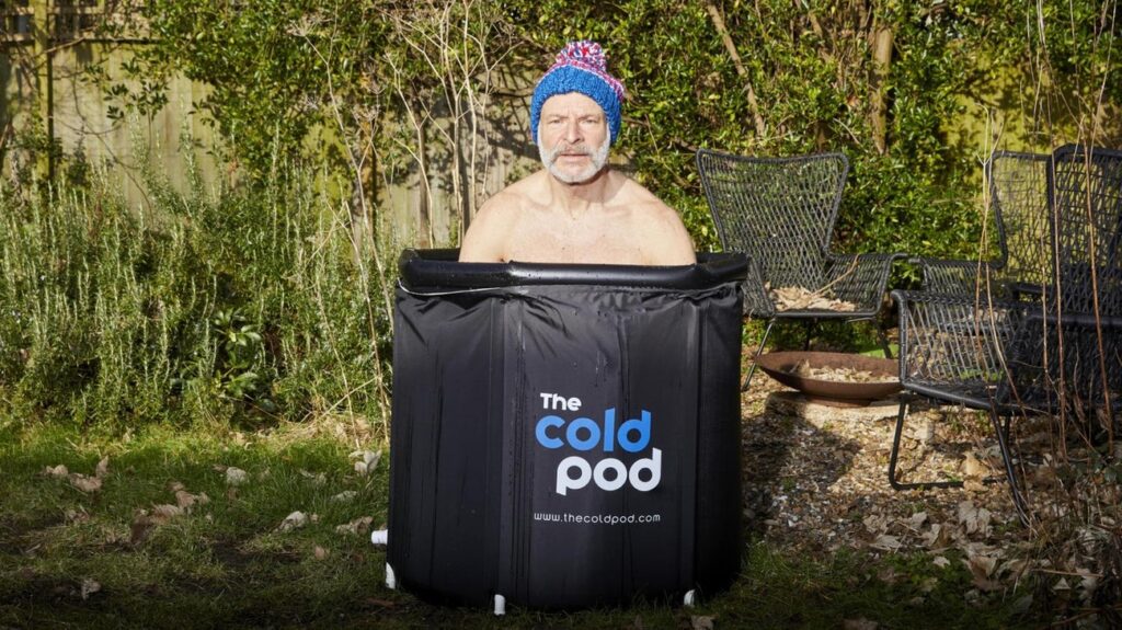 A compact and affordable cold plunge tub, the Cold Pod, offering accessible cold water immersion.