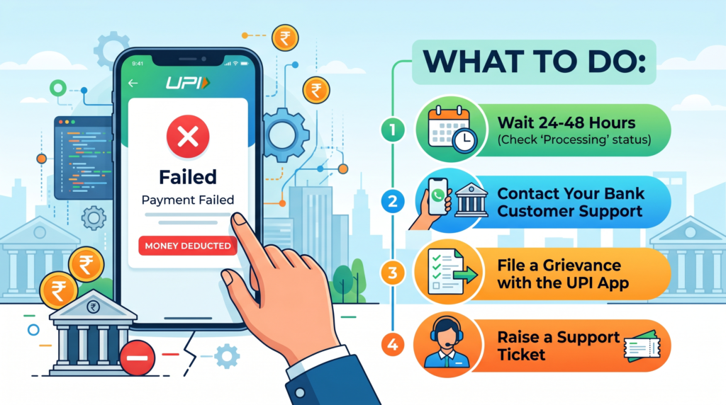 UPI Payment Failed But Money Deducted? Do This Now