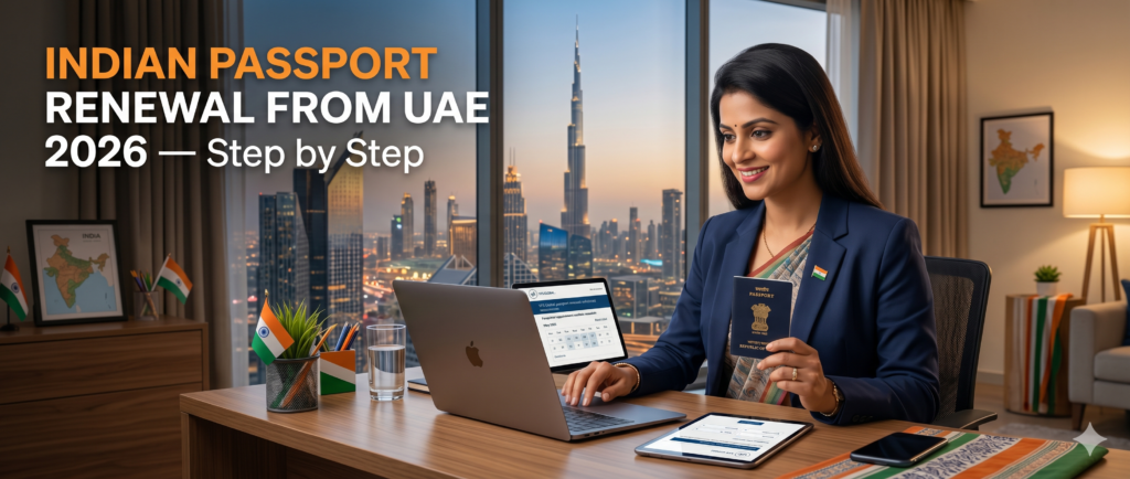 How to Apply for Indian Passport Renewal from UAE 2026: Online Process, Documents & Appointment Booking