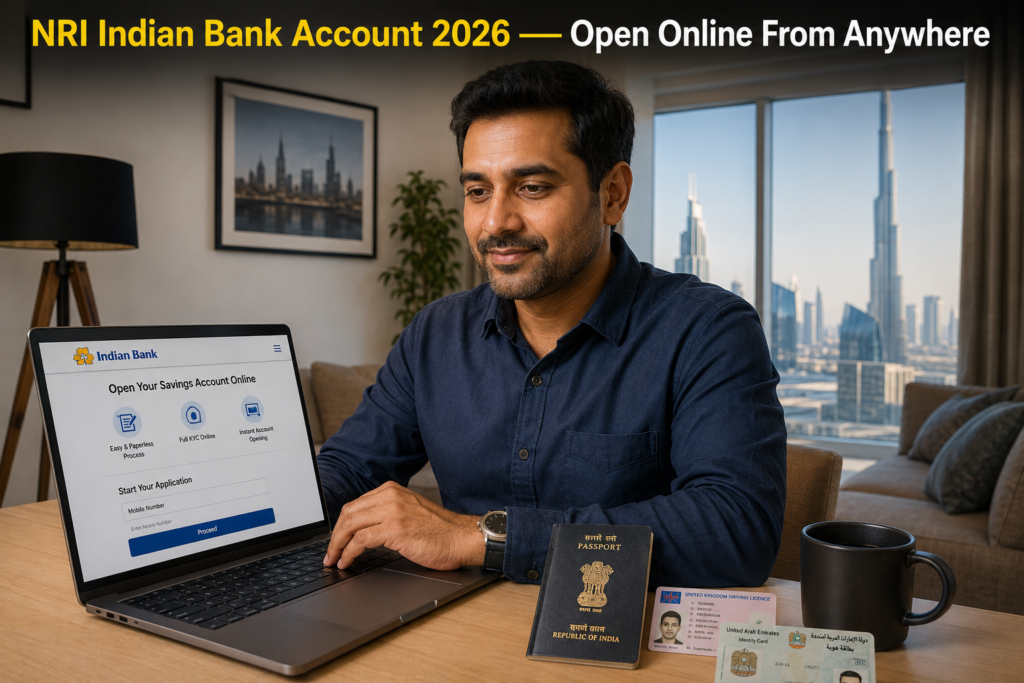 How NRIs Can Open an Indian Bank Account Online in 2026: NRE, NRO and FCNR Accounts Explained Simply