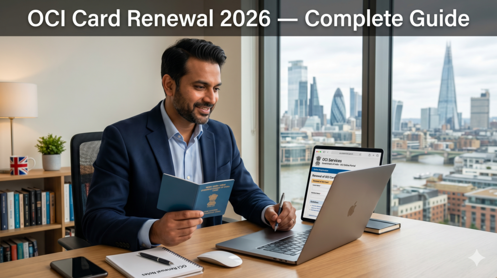 OCI Card Renewal 2026: When You Must Renew, Documents Required & How to Apply Online From Any Country