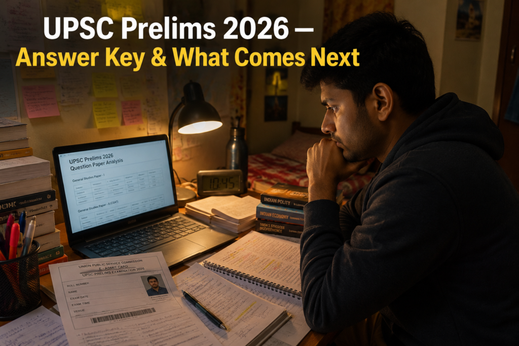 UPSC Prelims 2026 Exam Held on 24 May: Answer Key, Expected Cutoff, Paper Analysis & What Happens Next